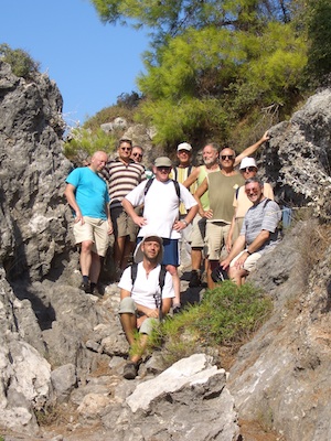gay Land-Rover-Tour in Taurusgebirge - unsere Gruppe in der Berg-Einsamkeit