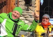 gay ski-Gastein - Unsere Gruppe bei der Hütteneinkehr