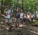 gay Wandern-Bergwandern - unsere gut gelaunten Wanderer in der Eifel