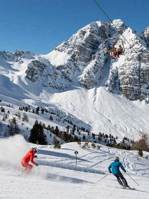 gay-ski - Aussicht auf Bad Hofgastein und die Berge / Bad Gastein / Gasteinertal